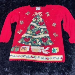 Vintage 3D Christmas Sweater